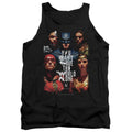 Justice League Movie Save The World Poster Mens Tank Top Shirt Black Officially Licensed
