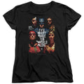 Justice League Movie Save the World Poster Womens T Shirt Black Officially Licensed