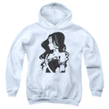 Justice League Movie Profile Kids Youth Hoodie White Officially Licensed