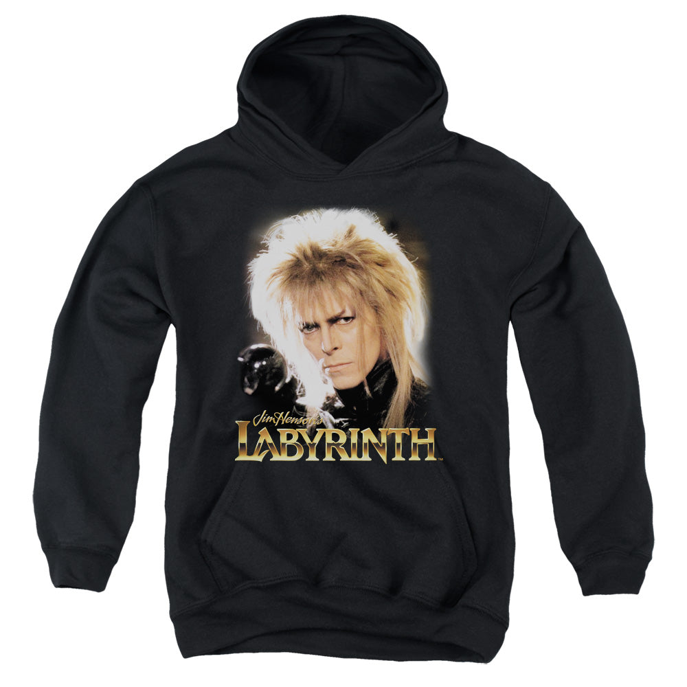 Labyrinth Jareth Kids Youth Hoodie Black Officially Licensed