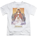 Labyrinth Movie Poster Juvenile Kids Youth T Shirt White Officially Licensed
