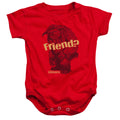 Labyrinth Ludo Friend Infant Baby Snapsuit Red Officially Licensed