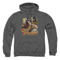 Labyrinth Sir Didymus Mens Hoodie Charcoal Officially Licensed