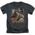 Labyrinth Sir Didymus Juvenile Kids Youth T Shirt Charcoal Officially Licensed