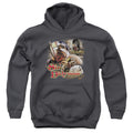 Labyrinth Sir Didymus Kids Youth Hoodie Charcoal Officially Licensed