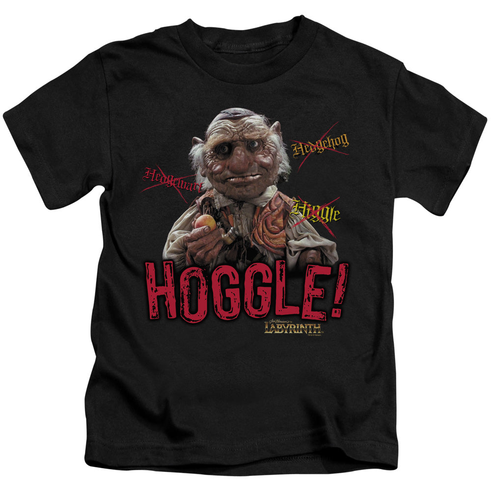Labyrinth Hoggle Juvenile Kids Youth T Shirt Black Officially Licensed