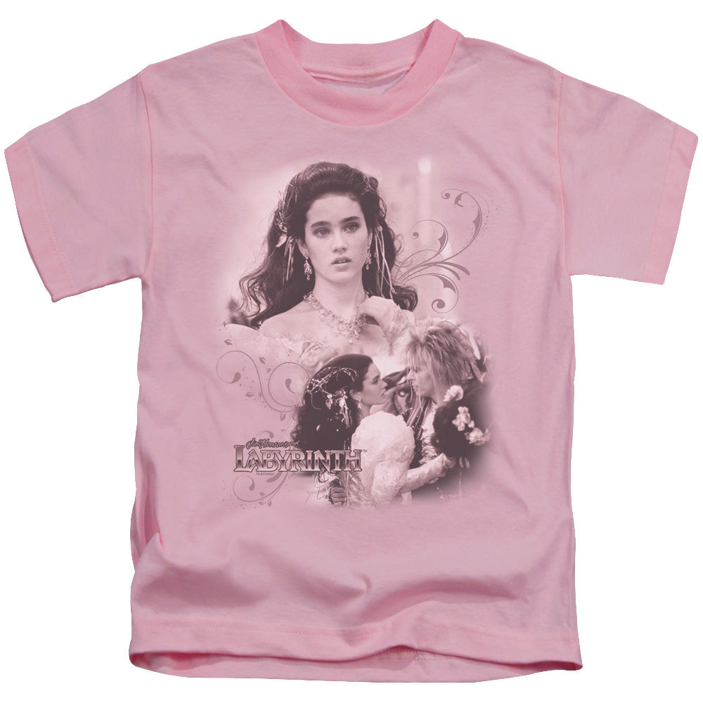 Labyrinth Sarah Juvenile Kids Youth T Shirt Pink Officially Licensed