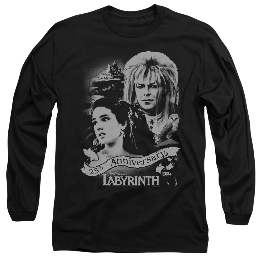 Labyrinth Anniversary Mens Long Sleeve Shirt Black Officially Licensed Officially Licensed