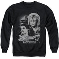 Labyrinth Anniversary Mens Crewneck Sweatshirt Black Officially Licensed