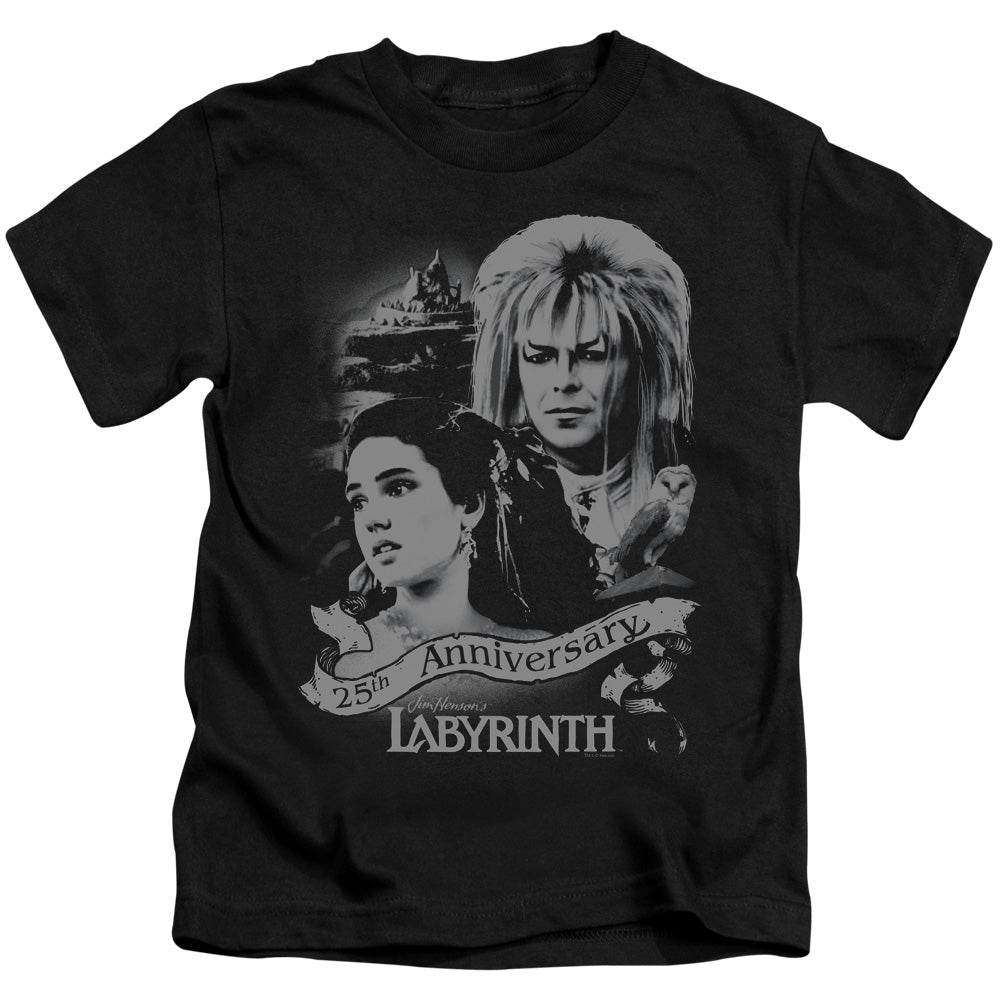 Labyrinth Anniversary Juvenile Kids Youth T Shirt Black Officially Licensed