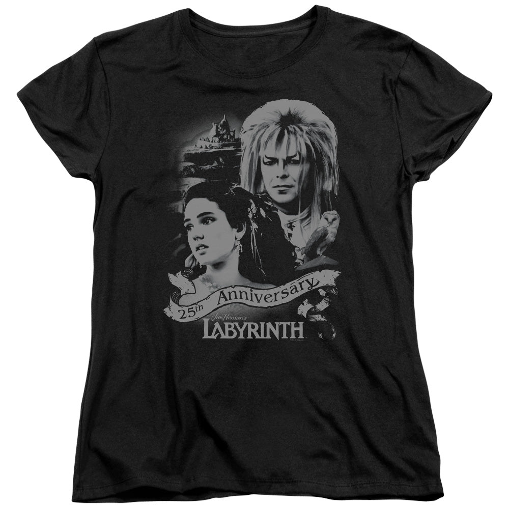 Labyrinth Anniversary Womens T Shirt Black Officially Licensed