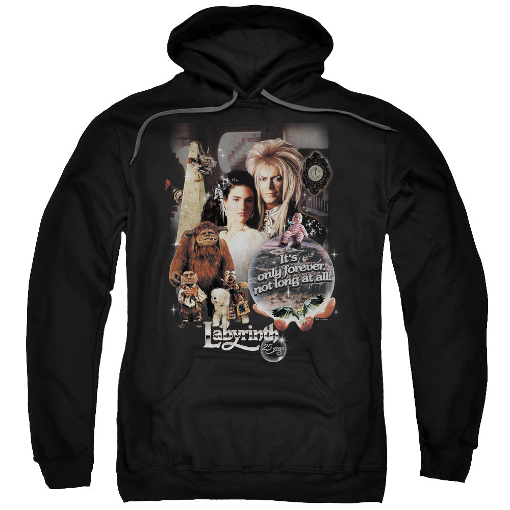Labyrinth 25 Years Of Magic Mens Hoodie Black Officially Licensed