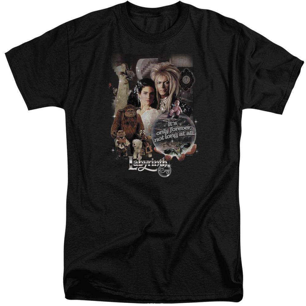 Labyrinth 25 Years Of Magic Mens Tall T Shirt Black Officially Licensed