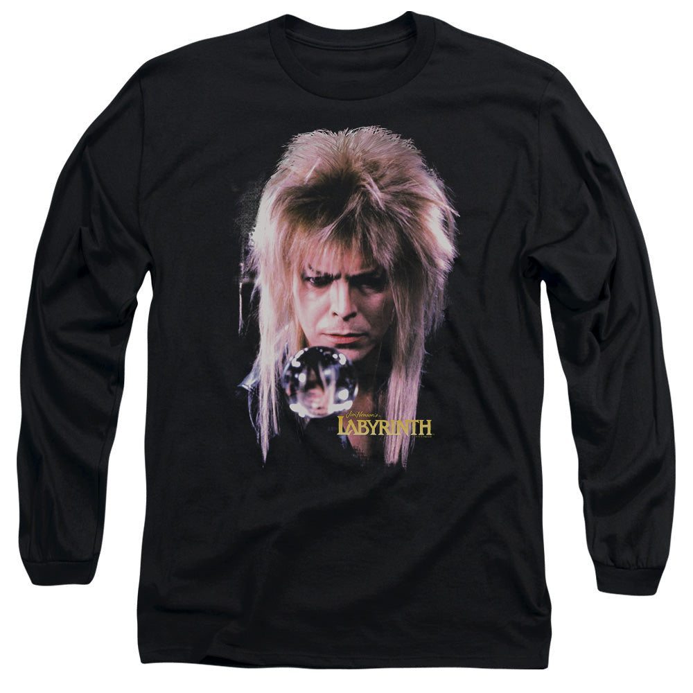 Labyrinth Goblin King Mens Long Sleeve Shirt Black Officially Licensed Officially Licensed