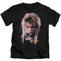 Labyrinth Goblin King Juvenile Kids Youth T Shirt Black Officially Licensed