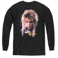 Labyrinth Goblin King Long Sleeve Kids Youth T Shirt Black Officially Licensed