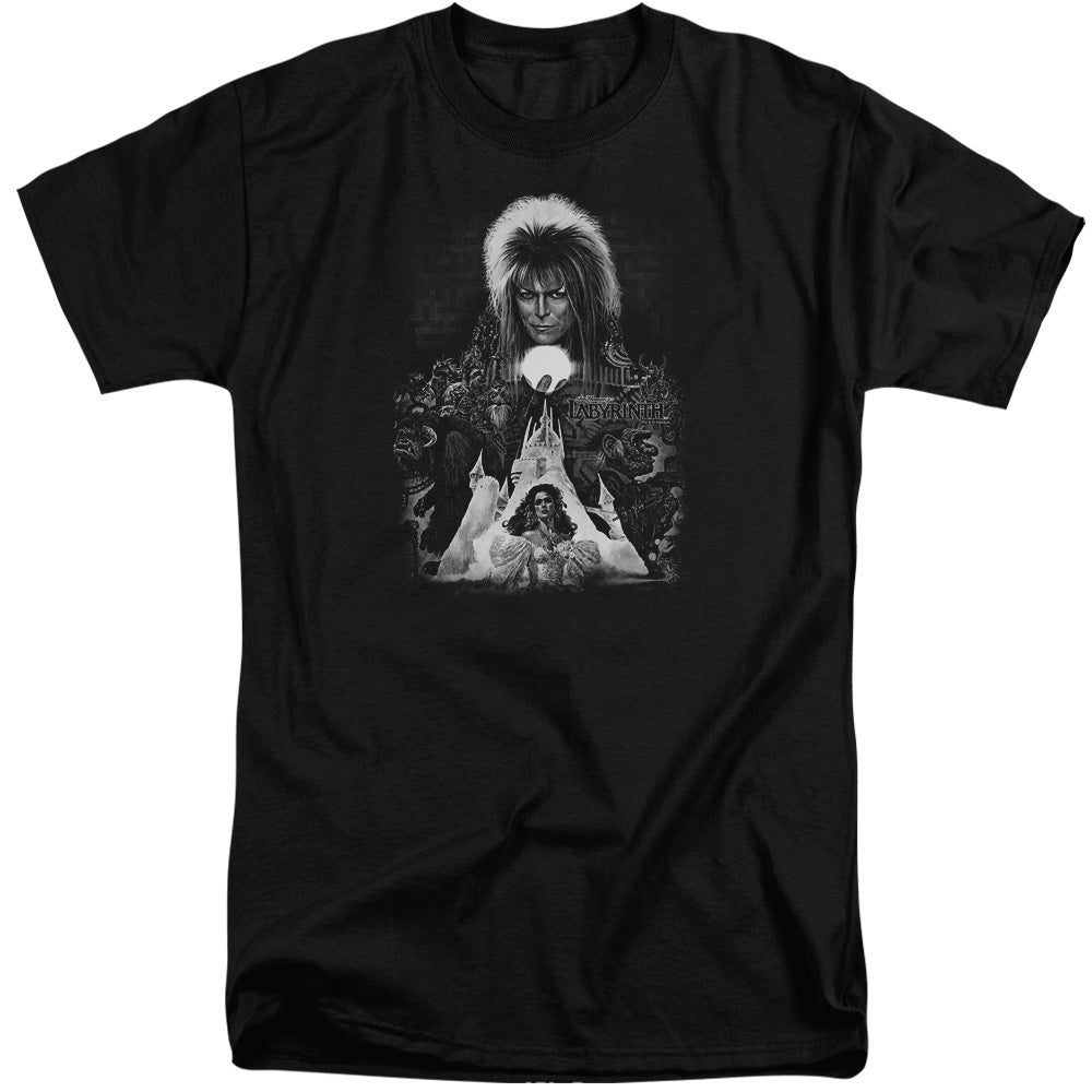 Labyrinth Castle Mens Tall T Shirt Black Officially Licensed