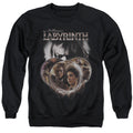 Labyrinth Globes Mens Crewneck Sweatshirt Black Officially Licensed