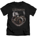 Labyrinth Globes Juvenile Kids Youth T Shirt Black Officially Licensed