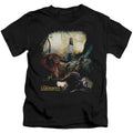 Labyrinth Sarah & Ludo Juvenile Kids Youth T Shirt Black Officially Licensed