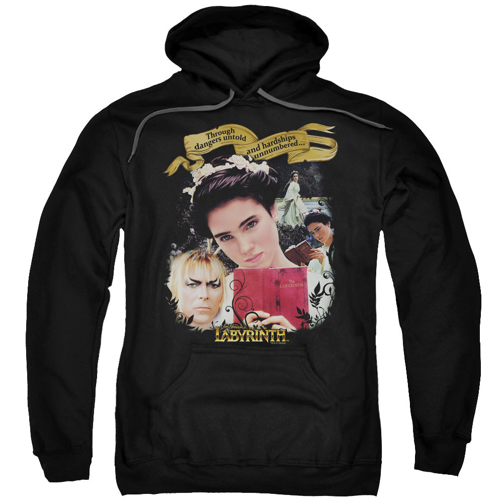 Labyrinth Dangers Untold Mens Hoodie Black Officially Licensed