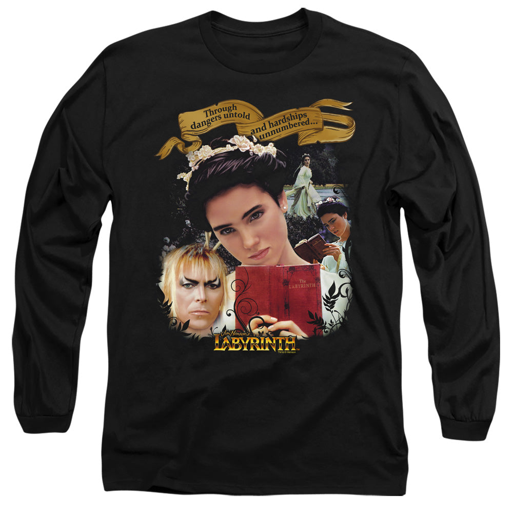 Labyrinth Dangers Untold Mens Long Sleeve Shirt Black Officially Licensed Officially Licensed