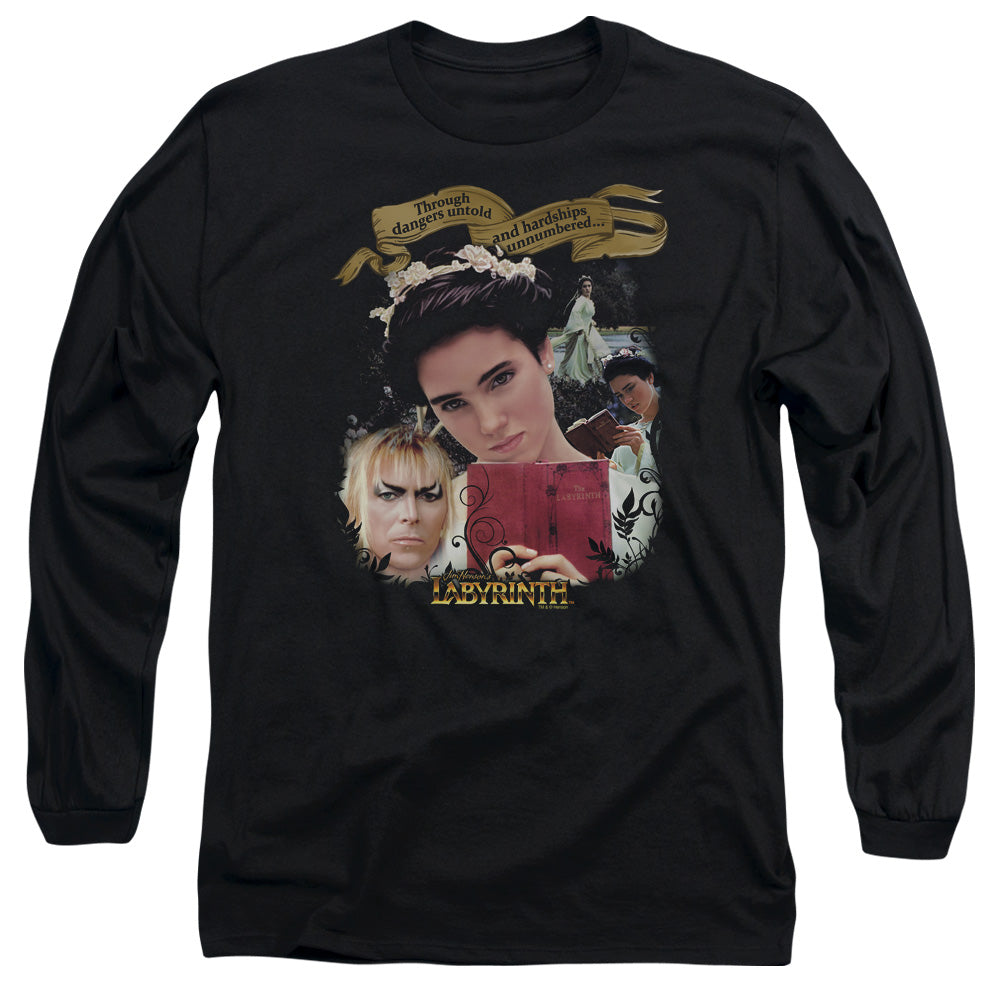 Labyrinth Dangers Untold Mens Long Sleeve Shirt Black Officially Licensed Officially Licensed