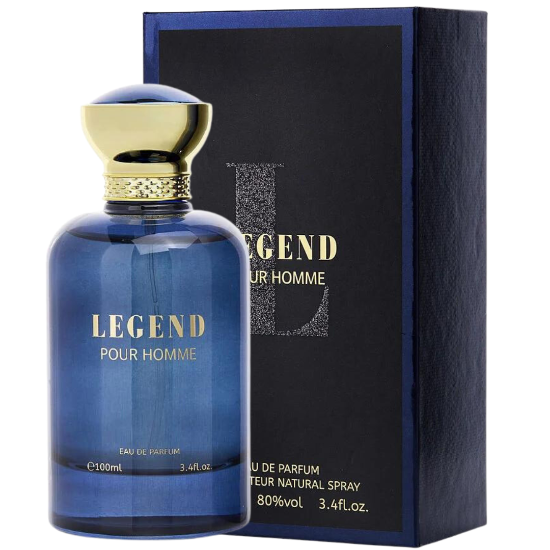Legend Pour Homme Eau de Toilette Spray for Men (3.4 oz)