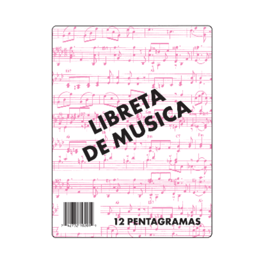 Libreta de música grande