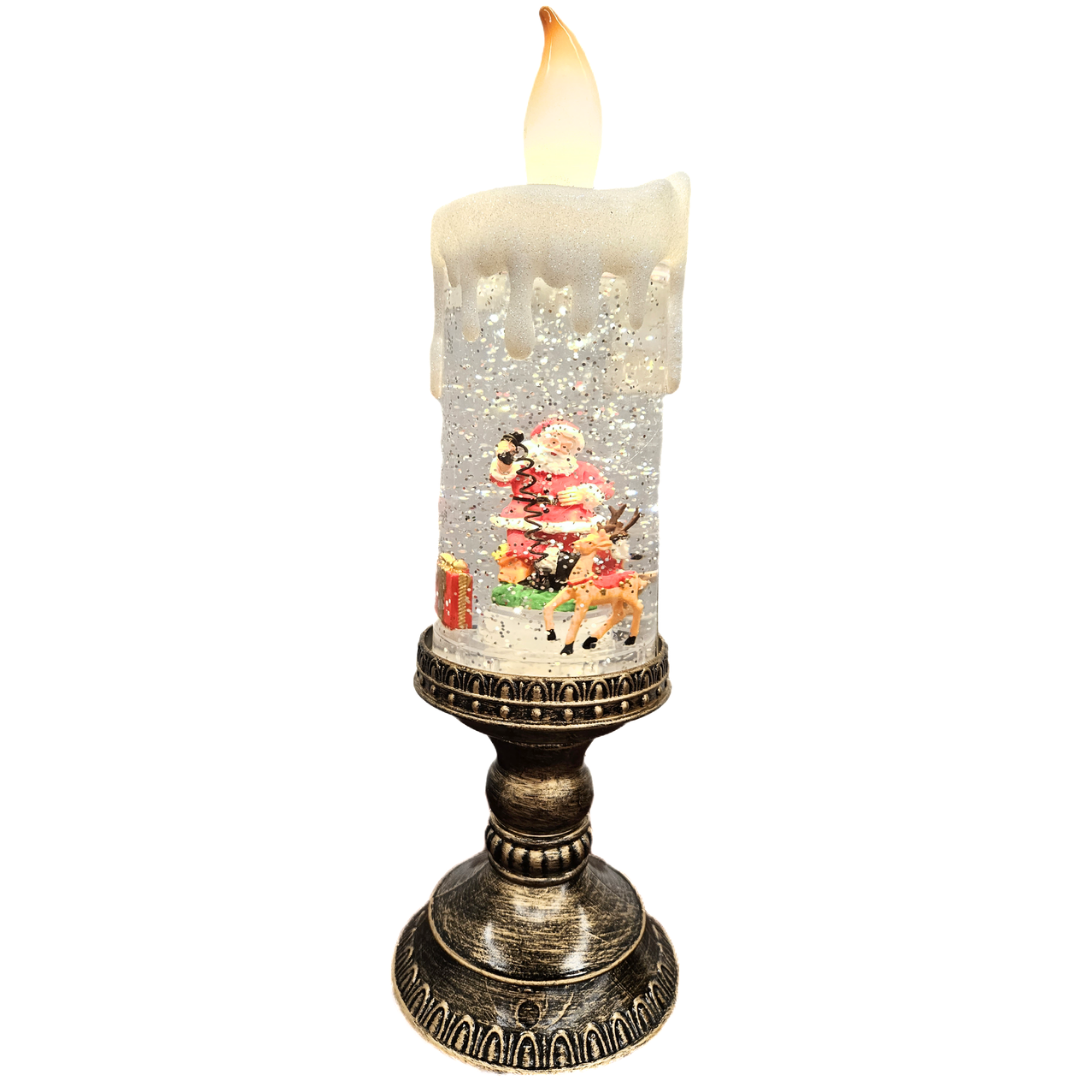 Christmas Candle LED Light Santa Scene AA2025-4-93