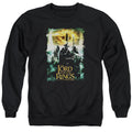 Lord Of The Rings Villain Group Mens Crewneck Sweatshirt Black Officially Licensed