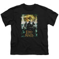Lord Of The Rings Villain Group Kids Youth T Shirt Black Officially Licensed