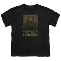 Lord Of The Rings Ishkhaqwi Durugnul Kids Youth T Shirt Black Officially Licensed