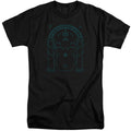 Lord Of The Rings Doors Of Durin Mens Tall T Shirt Black Officially Licensed