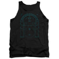 Lord Of The Rings Doors Of Durin Mens Tank Top Shirt Black Officially Licensed