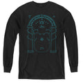 Lord Of The Rings Doors of Durin Long Sleeve Kids Youth T Shirt Black Officially Licensed