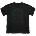 Lord Of The Rings Doors of Durin Kids Youth T Shirt Black Officially Licensed