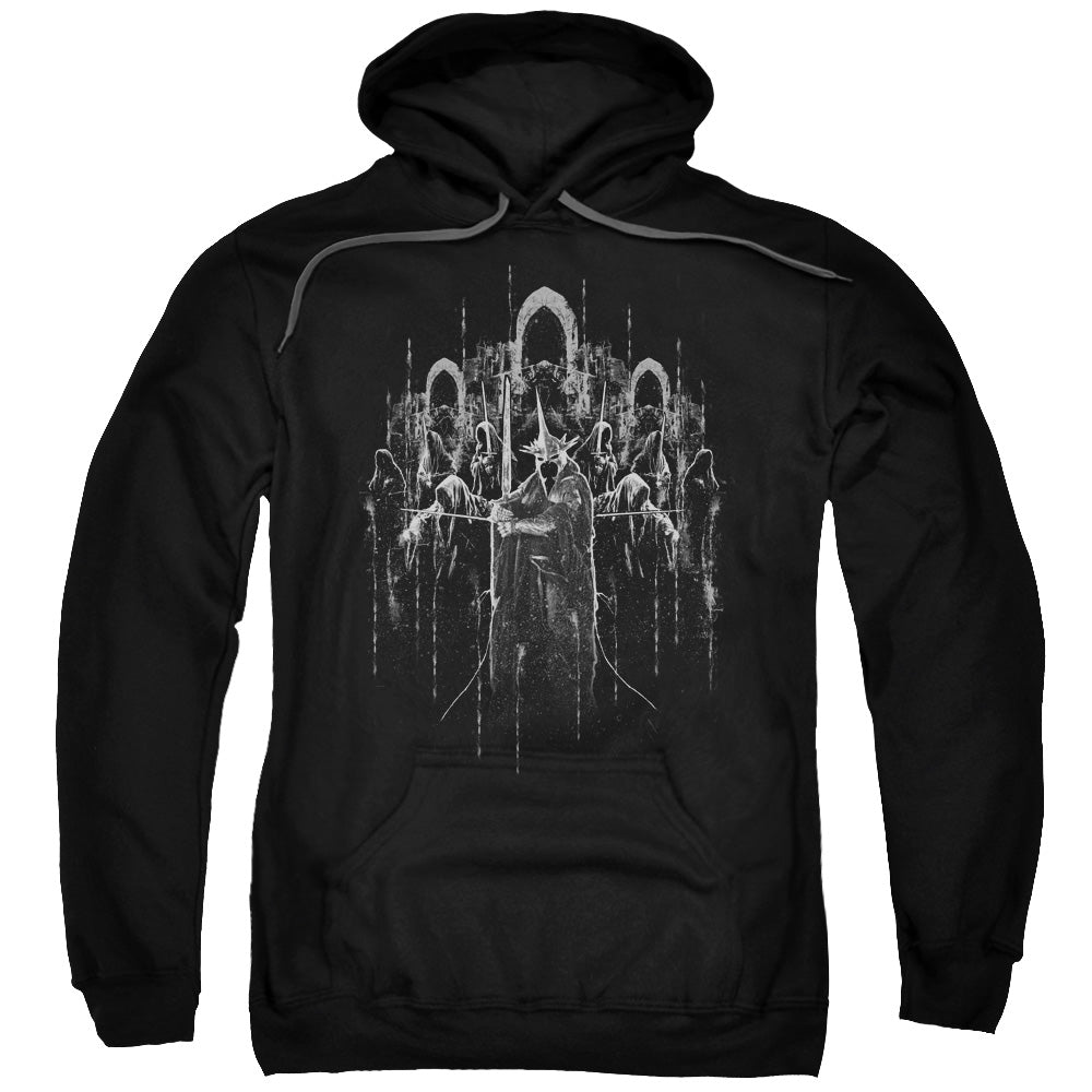 Lord Of The Ringsd Of The Rings The Nine Mens Hoodie Black Officially Licensed