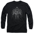 Lord Of The Rings The Nine Mens Long Sleeve Shirt Black Officially Licensed Officially Licensed