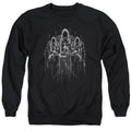 Lord Of The Rings The Nine Mens Crewneck Sweatshirt Black Officially Licensed