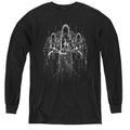 Lord Of The Rings the Nine Long Sleeve Kids Youth T Shirt Black Officially Licensed