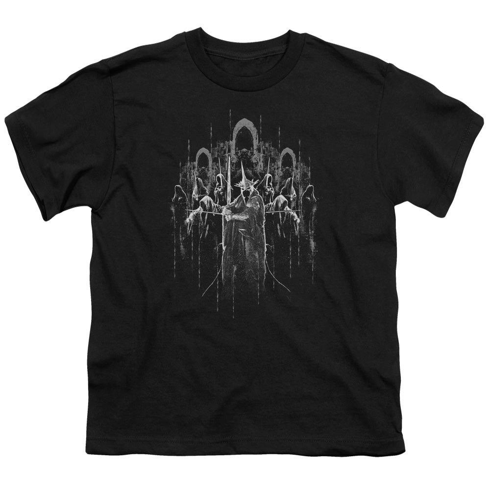 Lord Of The Rings the Nine Kids Youth T Shirt Black Officially Licensed