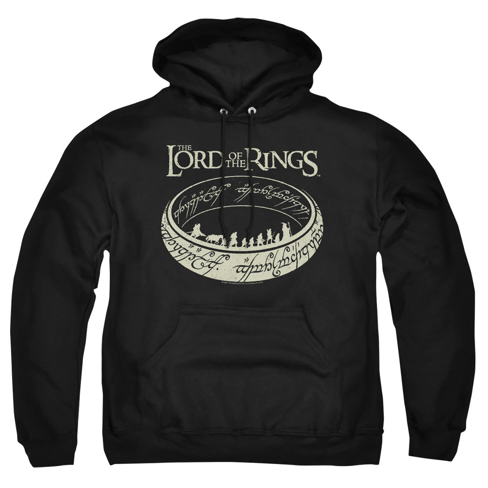 Lord Of The Ringsd Of The Rings The Journey Mens Hoodie Black Officially Licensed