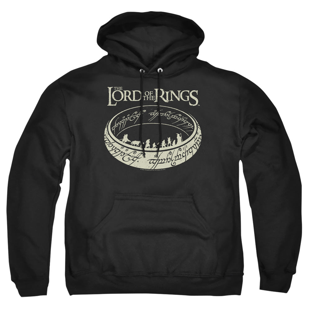 Lord Of The Ringsd Of The Rings The Journey Mens Hoodie Black Officially Licensed