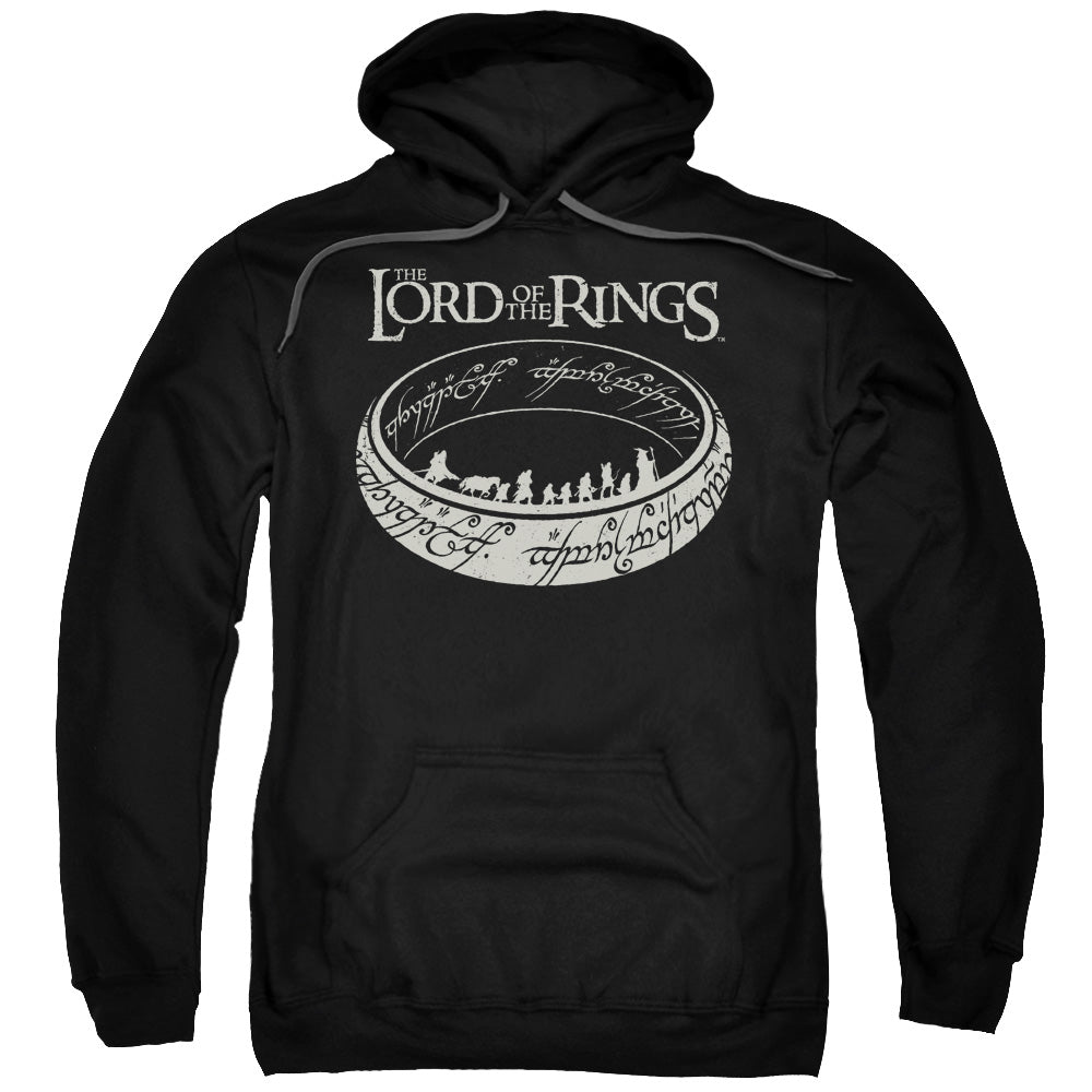 Lord Of The Ringsd Of The Rings The Journey Mens Hoodie Black Officially Licensed