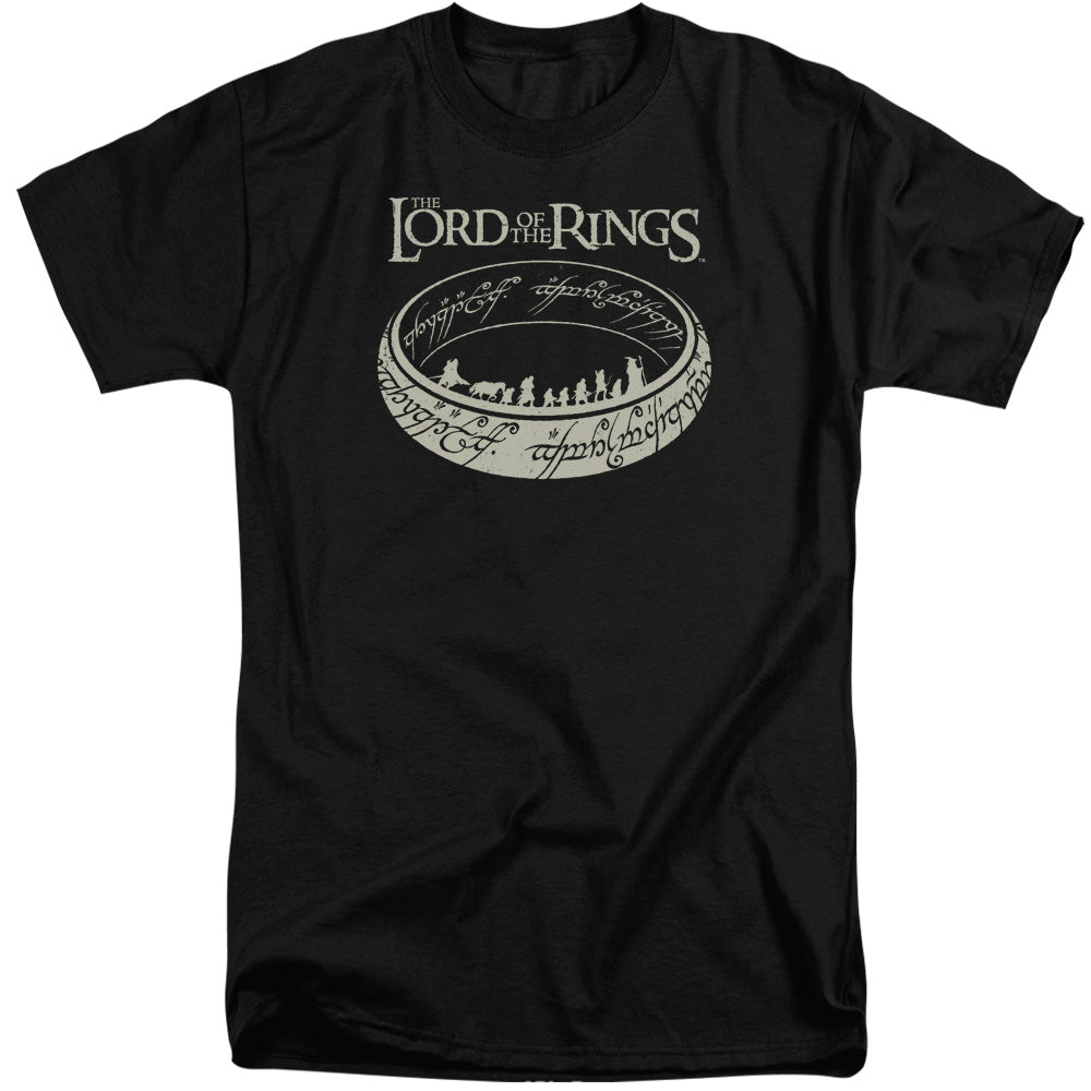 Lord Of The Rings The Journey Mens Tall T Shirt Black Officially Licensed