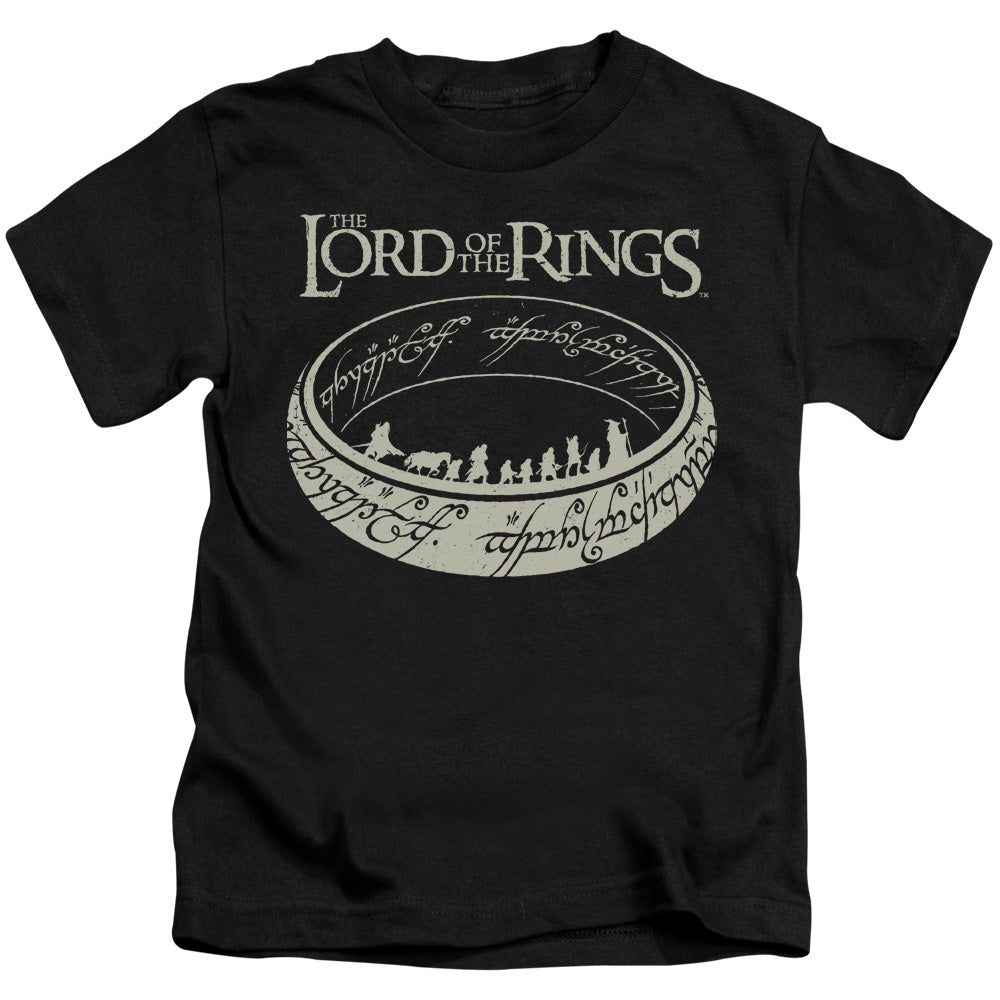 Lord Of The Rings the Journey Juvenile Kids Youth T Shirt Black Officially Licensed