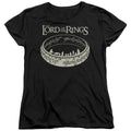 Lord Of The Rings the Journey Womens T Shirt Black Officially Licensed
