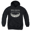 Lord Of The Rings the Journey Kids Youth Hoodie Black Officially Licensed
