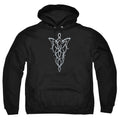 Lord Of The Ringsd Of The Rings Arwen Necklace Mens Hoodie Black Officially Licensed